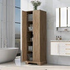 Meuble de rangement multifonctionnel à deux portes pour salle de bain, bureau