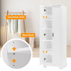 Meuble de rangement multifonctionnel à deux portes pour salle de bain, bureau